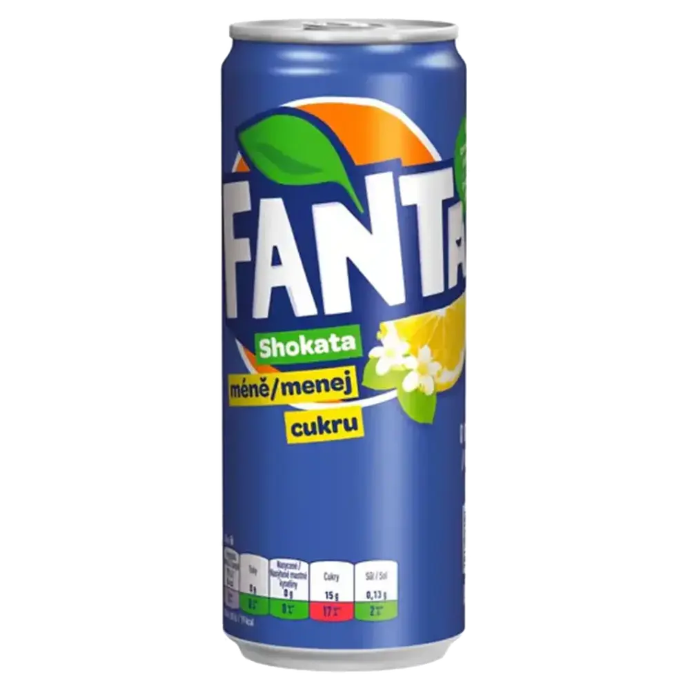 Sucuri - Fanta Shokata Elderflower&Orange CZ 330ml