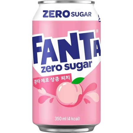 Sucuri - Fanta Zero White Peach KOR 350ml