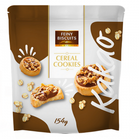 Biscuiți & Fursecuri - Feiny Biscuits Cereal Cookies Cacao 154g
