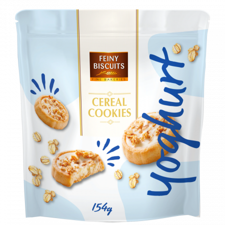 Biscuiți & Fursecuri - Feiny Biscuits Cereal Cookies Yoghurt 154g