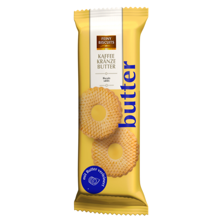 Biscuiți & Fursecuri - Feiny Biscuits KaffeeKranze Butter 150g