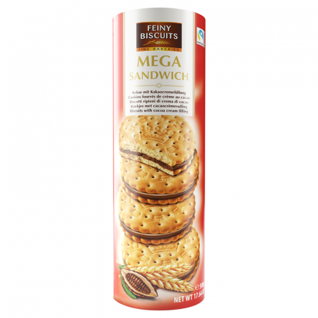 Biscuiți & Fursecuri - Feiny Biscuits Mega Sandwich 500g biscuiti