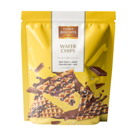 Produse Alimentare - Feiny Biscuits Wafer Chips Dark Chocolate Salted 70g