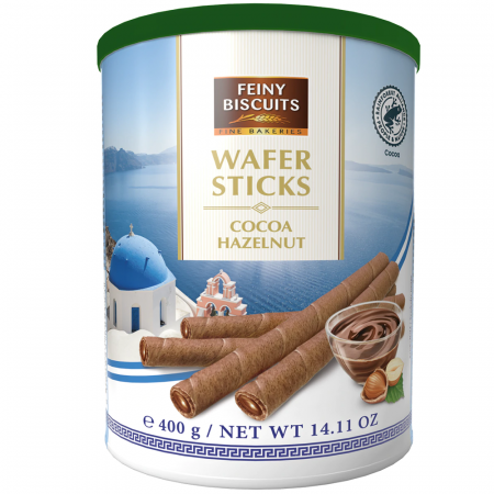 Napolitane - Feiny Biscuits Wafer Sticks Cocoa Hazelnut 400g