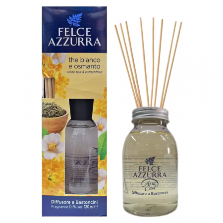 Igiena Casei - Felce Azzurra Bastoncini Profumati Te Bianco 120ml