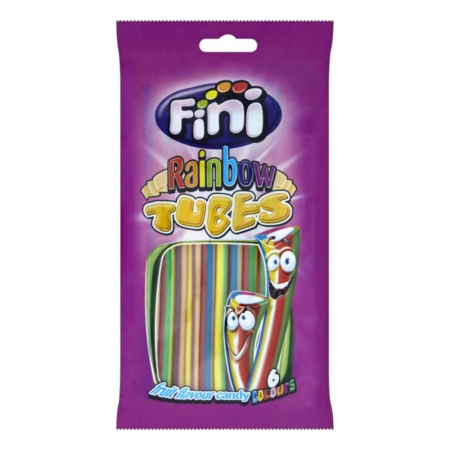 Produse Alimentare - Fini Tubes Rainbow 90g