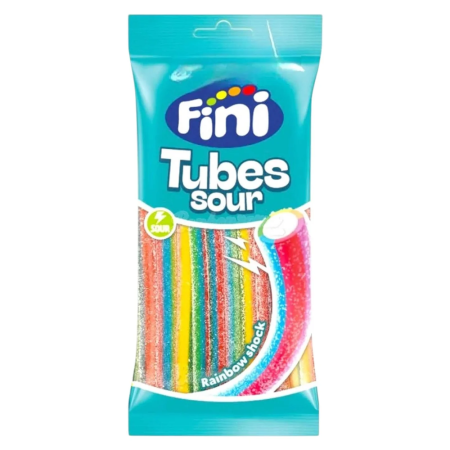 Jeleuri & Bomboane - Fini Tubes Rainbow Sour 90g