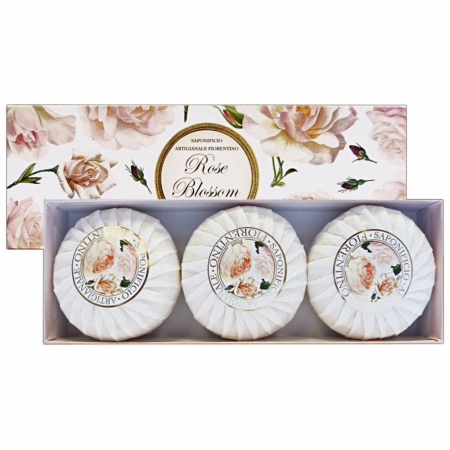 Îngrijire Personală - Fiorentino Saponetta Artigianale Rotonda Rosa 3x100g