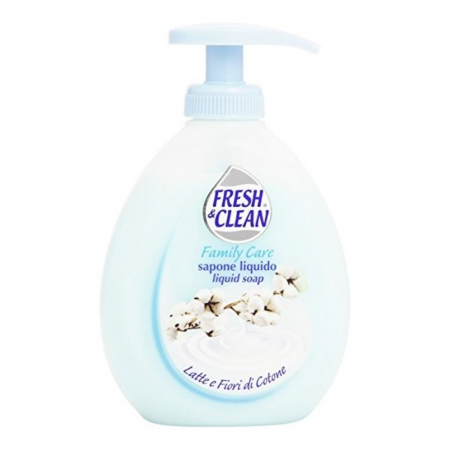 Săpun lichid, solid - Fresh & Clean Latte e Fiori di Cottone 300ml