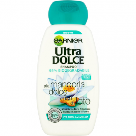 Șampon de păr - Garnier Ultra Dolce Mandorla e Fiori di Loto 250ml