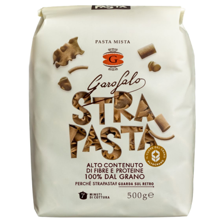 Produse Alimentare - Garofalo Strapasta Pasta Mista Integrale 500g