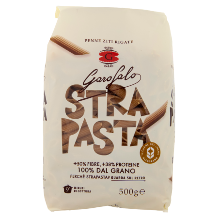Produse Alimentare - Garofalo Strapasta Penne Ziti Rigate Integrale 500g