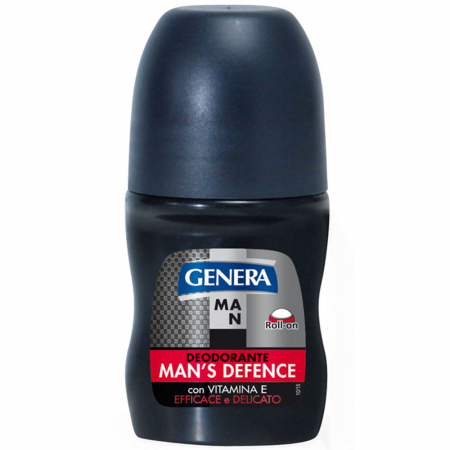Deodorante, antiperspirante - Genera Man's Defence 50ml deo roll-on