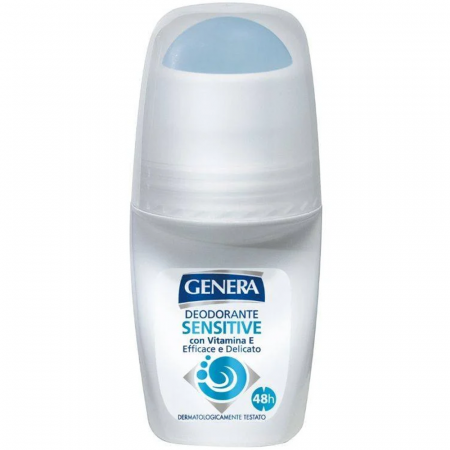 Deodorante, antiperspirante - Genera Sensitive Bianco 50ml deo roll-on