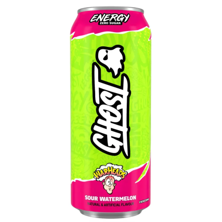 Băuturi - Ghost Energy x Warheads Sour Watermelon Zero UK 500ml