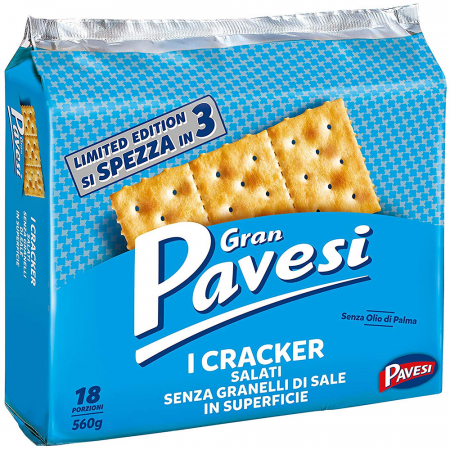 Snackuri & Chipsuri - Gran Pavesi Crackers Non Salati 560g