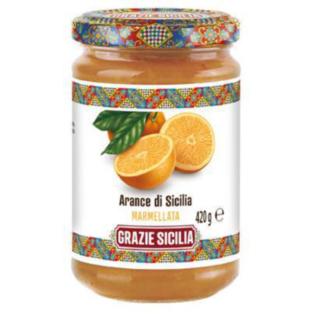Dulceață, gem, compot - Grazie Sicilia Marmellata Arance di Sicilia 420g