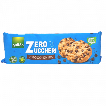 Biscuiți & Fursecuri - Gullon Choco Chips Zero Zuccheri 150g biscuiti fara zahar