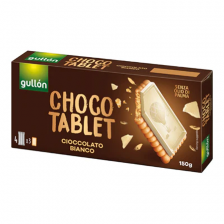 Produse Alimentare - Gullon Choco Tablet Bianco 150g