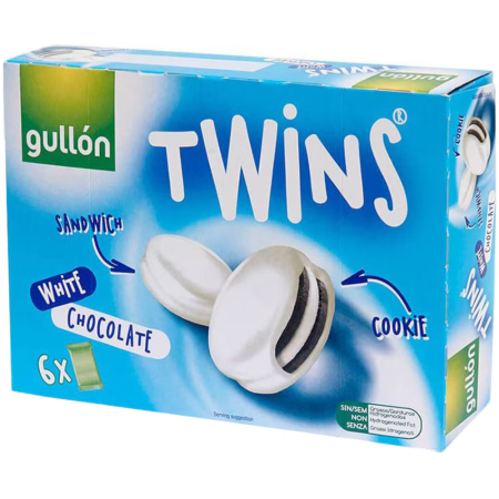 Produse Alimentare - Gullon Twins White Chocolate 252g