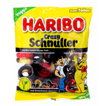 Jeleuri & Bomboane - Haribo Crazy Schnuller 175g