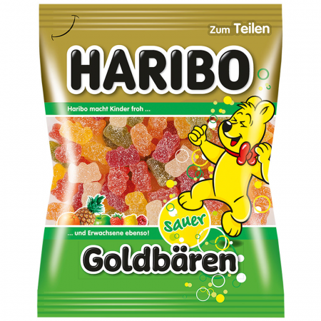 Jeleuri & Bomboane - Haribo Goldbaren Sauer 175g