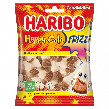 Jeleuri & Bomboane - Haribo Happy Cola Frizzi 175g