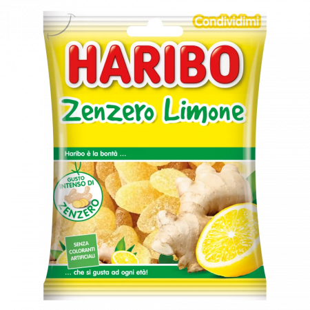 Jeleuri & Bomboane - Haribo Zenzero Limone 150g