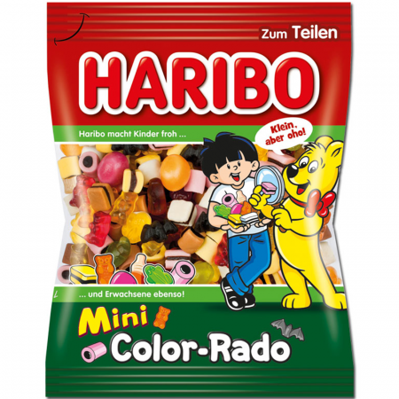 Jeleuri & Bomboane - Haribo Mini Color-Rado 160g