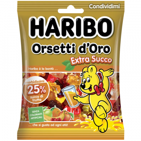 Jeleuri & Bomboane - Haribo Orsetti d'Oro Extra Succo 150g