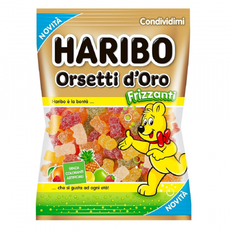 Jeleuri & Bomboane - Haribo Orsetti d'Oro Frizzanti 150g