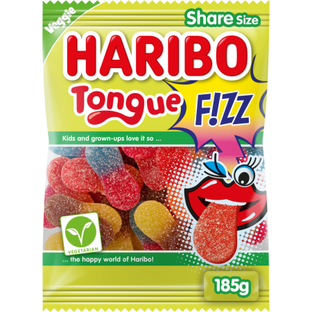 Produse Alimentare - Haribo Tongue Fizz NL 185g