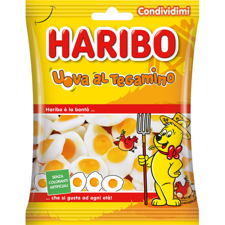 Jeleuri & Bomboane - Haribo Uova al Tegamino 175g