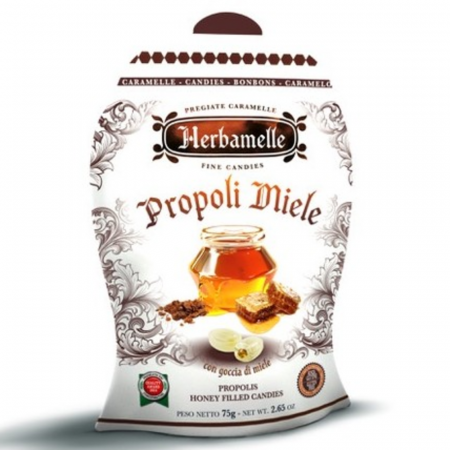 Produse Alimentare - Herbamelle Caramelle Miere Propolis 75g