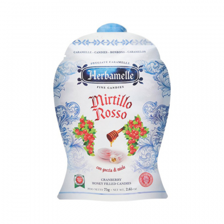 Produse Alimentare - Herbamelle Caramelle Mirtillo Rosso 75g