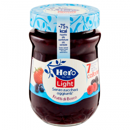 Produse Alimentare - Hero Light Gem Fructe de Padure fara zahar 280g