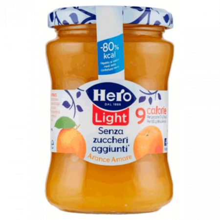 Conserve & Borcane - Hero Light Gem Portocale Amare fara zahar 280g