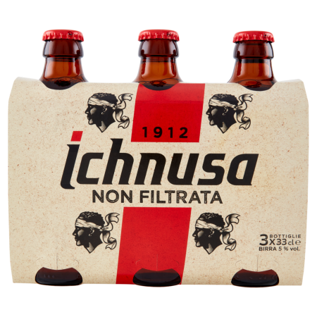Bere - Ichnusa Non Filtrata 3x330ml