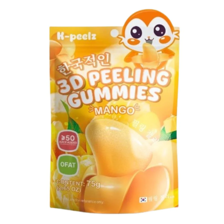 Produse Alimentare - K-Peelz Mango 3D Peeling Gummies CHN 75g