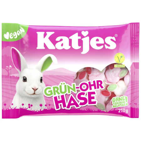 Produse Alimentare - Katjes Grun-Ohr Hase 210g