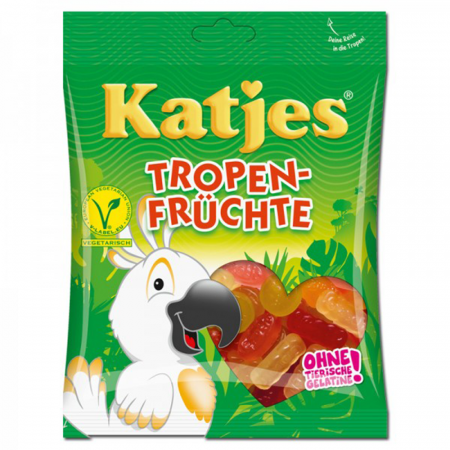 Jeleuri & Bomboane - Katjes Tropen-Früchte Vegan 210g