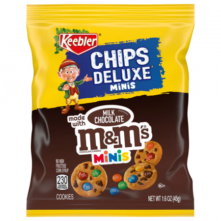 Biscuiți & Fursecuri - Keebler M&M's Milk Chocolate Cookies USA 45g