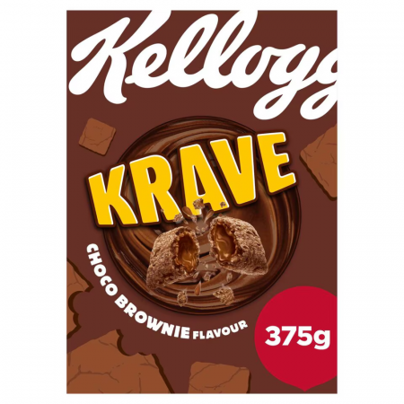 Produse Alimentare - Kellogg's Krave Choco Brownie 375g