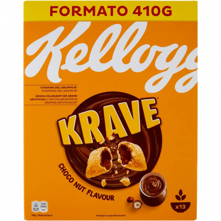 Cereale Mic Dejun - Kellogg's Krave Choco Nut 410g