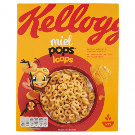 Cereale Mic Dejun - Kellogg's Miel Pops Loops ITA 330g