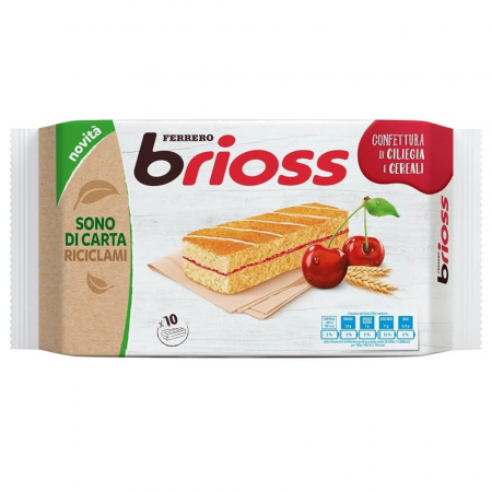 Croissante, Foitaje & Prăjiturele - Kinder Brioss Ciliegia e Cereali 280g