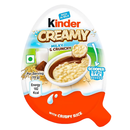 Ciocolată - Kinder Creamy Milk & Crunchy IND 19g