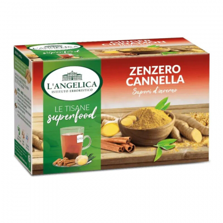 Cafea & Ceai - L'Angelica Zenzero Cannella 20 filtri