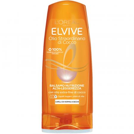 Balsam de păr - L'Oreal Elvive Olio Straordinario di Cocco 200ml balsam