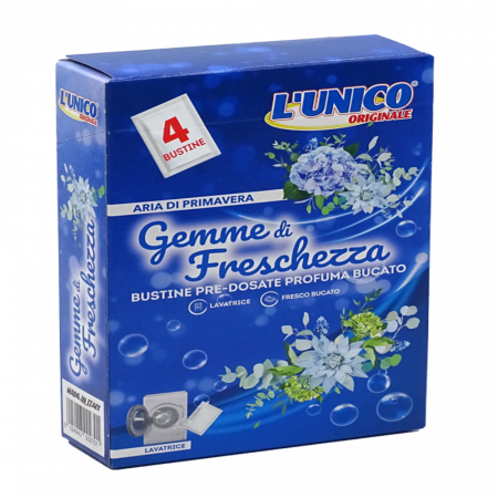 Spălare & Întreținere Rufe - L'Unico Gemme Aria Primavera 4 plicuri predozate
